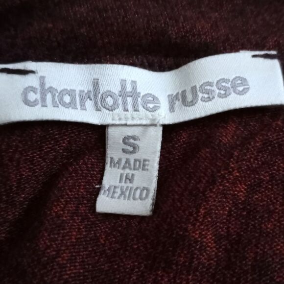 CHARLOTTE RUSSE BROWN BODYCON DRESS SZ.S EUC - Picture 5 of 5